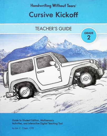 Handwriting Without Tears Cursive Kickoff 2025 Edition Teacher's Guide