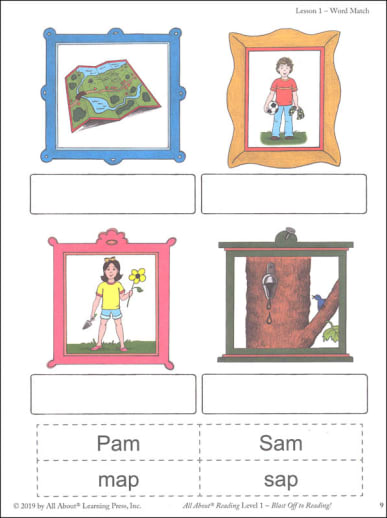 All About Reading Level 1 Blast Off Activity Book Color Edition