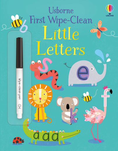First Wipe-Clean Book: Little Letters