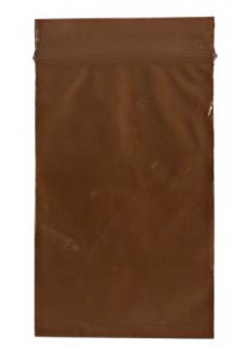 Reclosable UV Protection Bag 2 X 3 Inch Plastic Amber Zipper Closure MK 405312