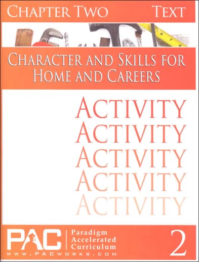 Character & Skills for Home & Careers Chapter 2 Activities
