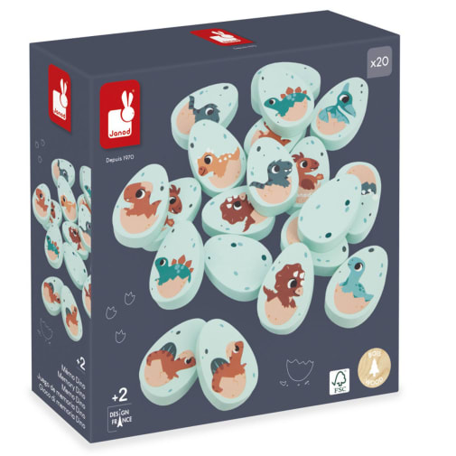 Janod Dino Eggs Memory Game