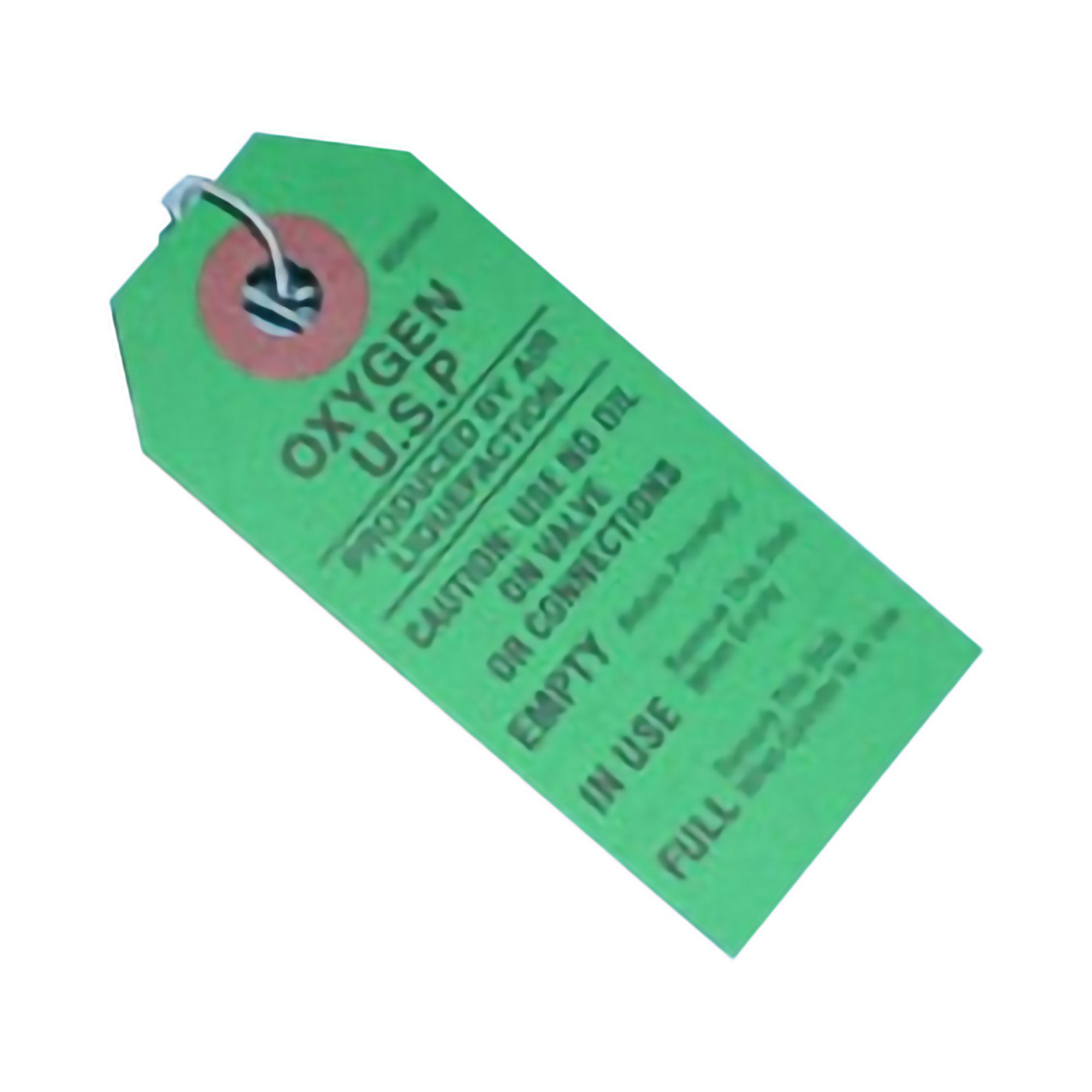 Mada Medical Products Oxygen Cylinder Tag MK 767183