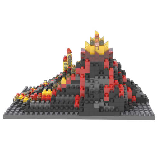 Mini Building Blocks: Volcano Eruption (444 pieces)