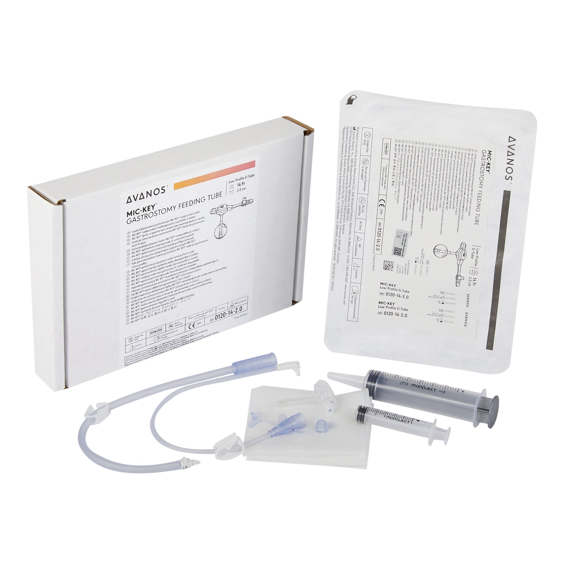 MIC-Key Low Profile Gastrostomy Tube Kit, 14 Fr., 2 cm Tube MK 282081