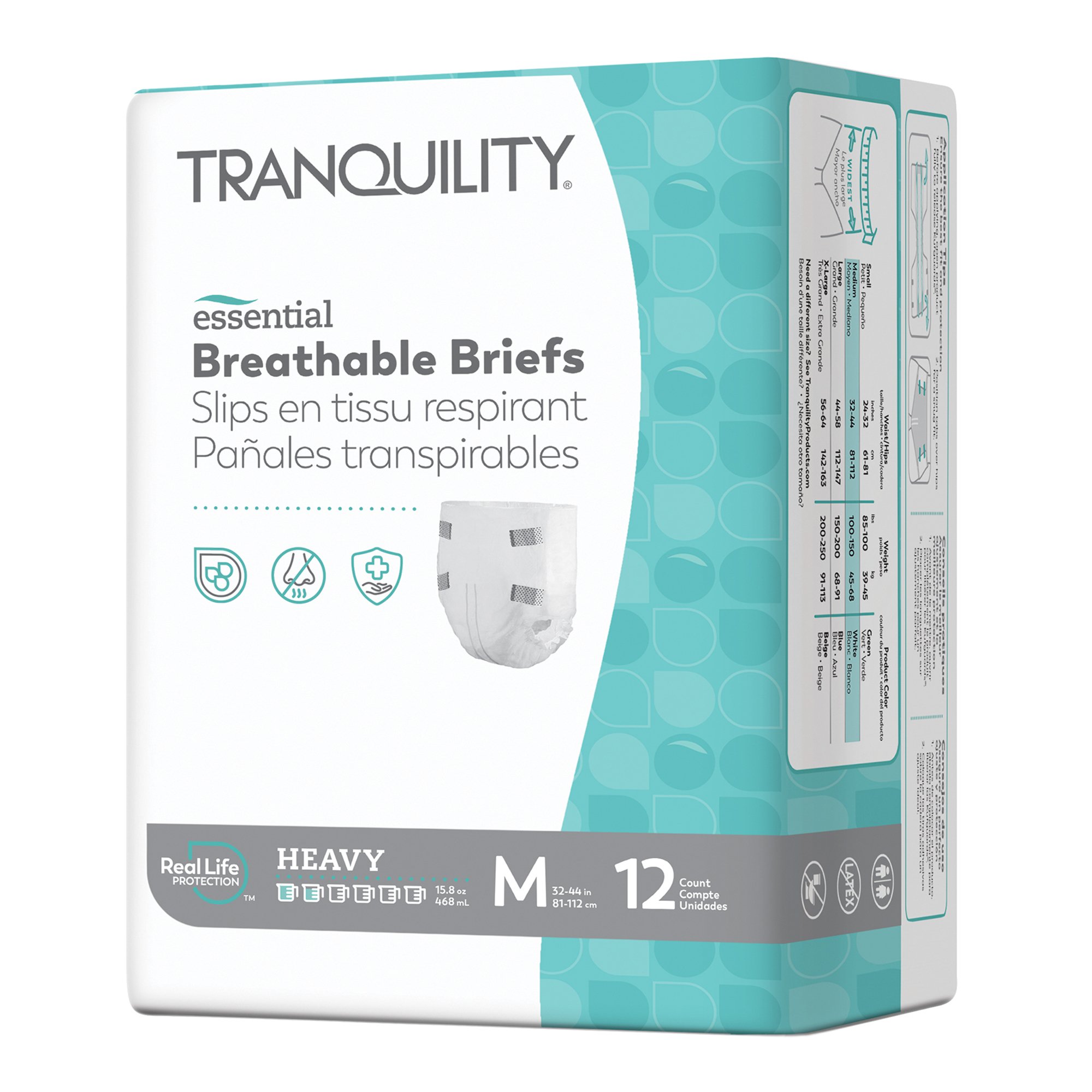 Tranquility Essential Heavy Incontinence Brief, Medium MK 1188954