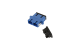 Fiber Adapter, SC/UPC Duplex Singlemode, With Flange, Blue