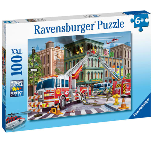 Ravensburger Fire Truck Rescue Puzzle (100 piece)