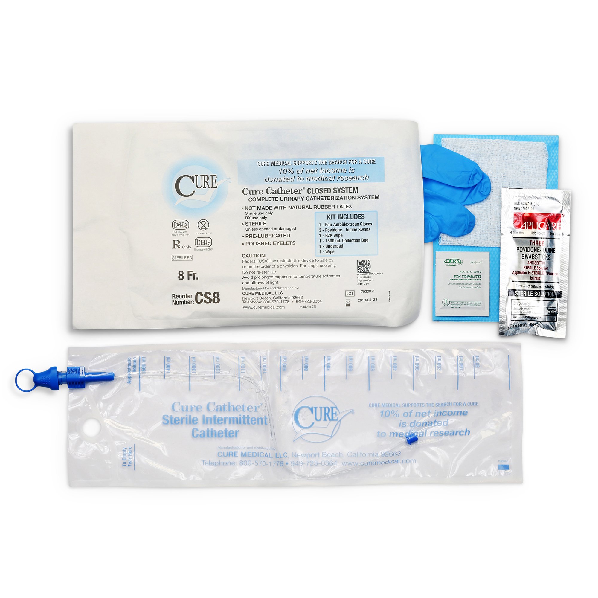 Cure Catheter Intermittent Catheter Kit MK 771951