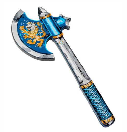 Liontouch Knight Axe - Noble Knight (Blue)