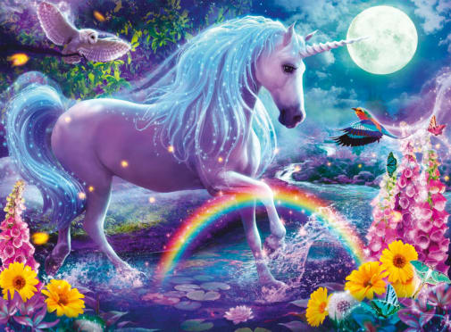 Ravensburger Glitter Unicorn Children's Puzzle (100 piece)