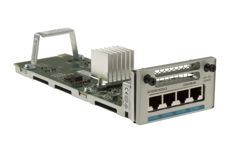 Cisco Catalyst 9300 4x MultiGigabit Expansion Module, C9300-NM-4M, Refurbished, Original