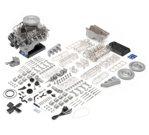 Ford Mustang V8-Motor Model Engine Building Kit