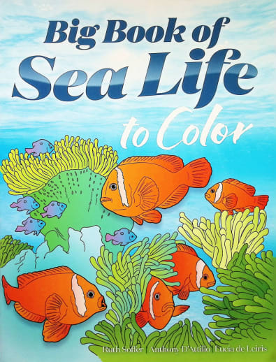 Big Book Of Sea Life To Color