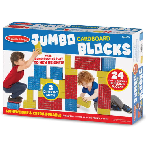 Melissa & Doug Jumbo Cardboard Blocks