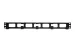 Kendall Howard 1U Tool-less 5 D-Ring Cable Manager