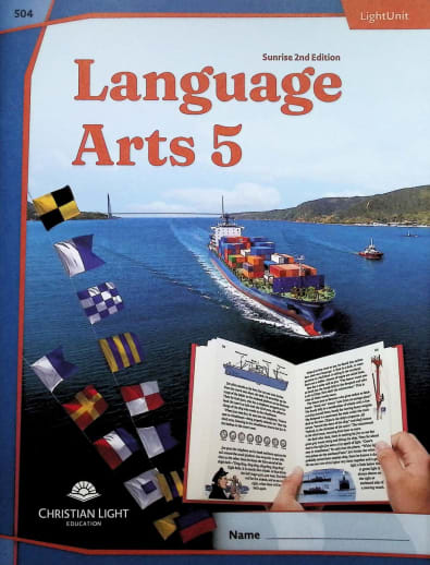 Christian Light Language Arts LightUnit 504 Sunrise 2nd Edition