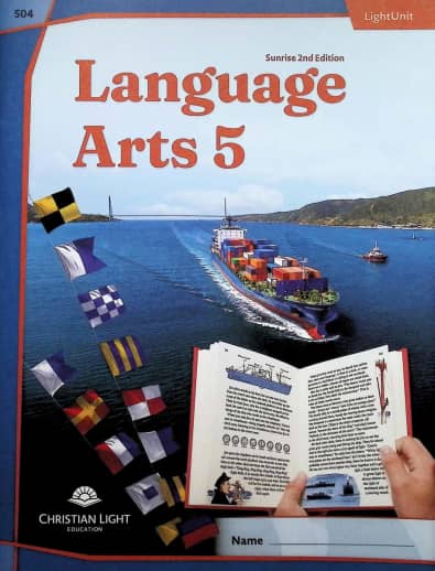 Christian Light Language Arts LightUnit 504 Sunrise 2nd Edition