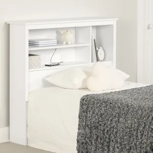 Bookcase Headboard with Storage