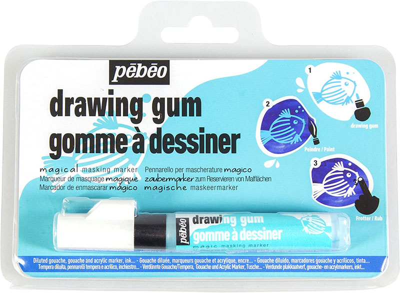 Pebeo Drawing Gum, White Drawing Fluid