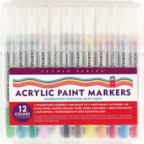 Studio Series Acrylic Paint Marker Set of 12 colors