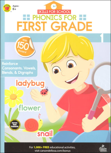 Skills for School: Phonics for First Grade