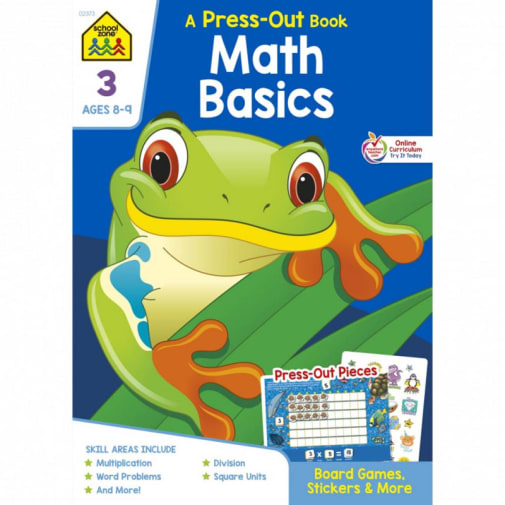 Math Basics 3 (Press-Out Book)