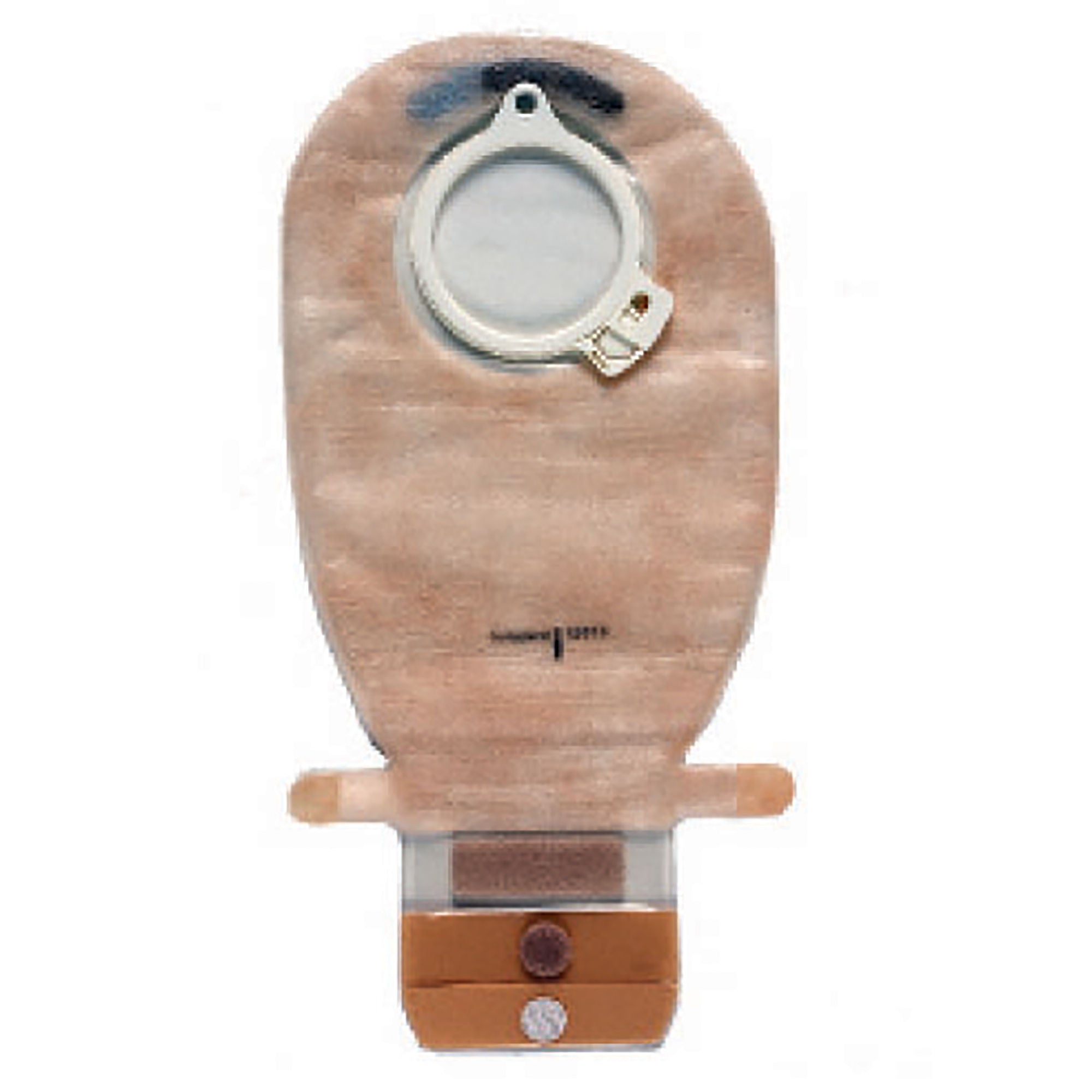 Assura Original Two-Piece Transparent Ostomy Pouch, 40 mm Flange, Green Match MK 551389
