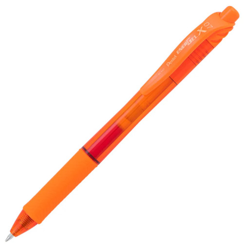 EnerGel-X, Techniclick Pen/Pencil Set 0.7mm, White Accent Orange