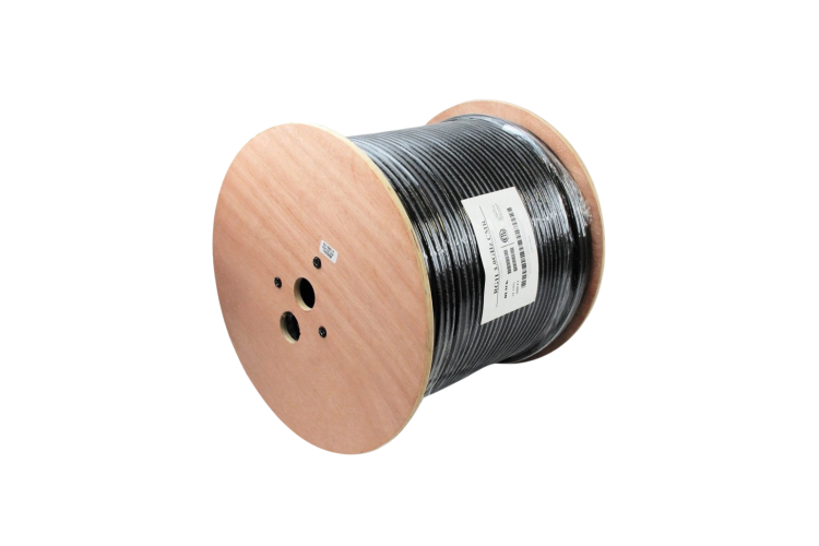 1000Ft RG11 Dual Shield Coax Cable CMR Black