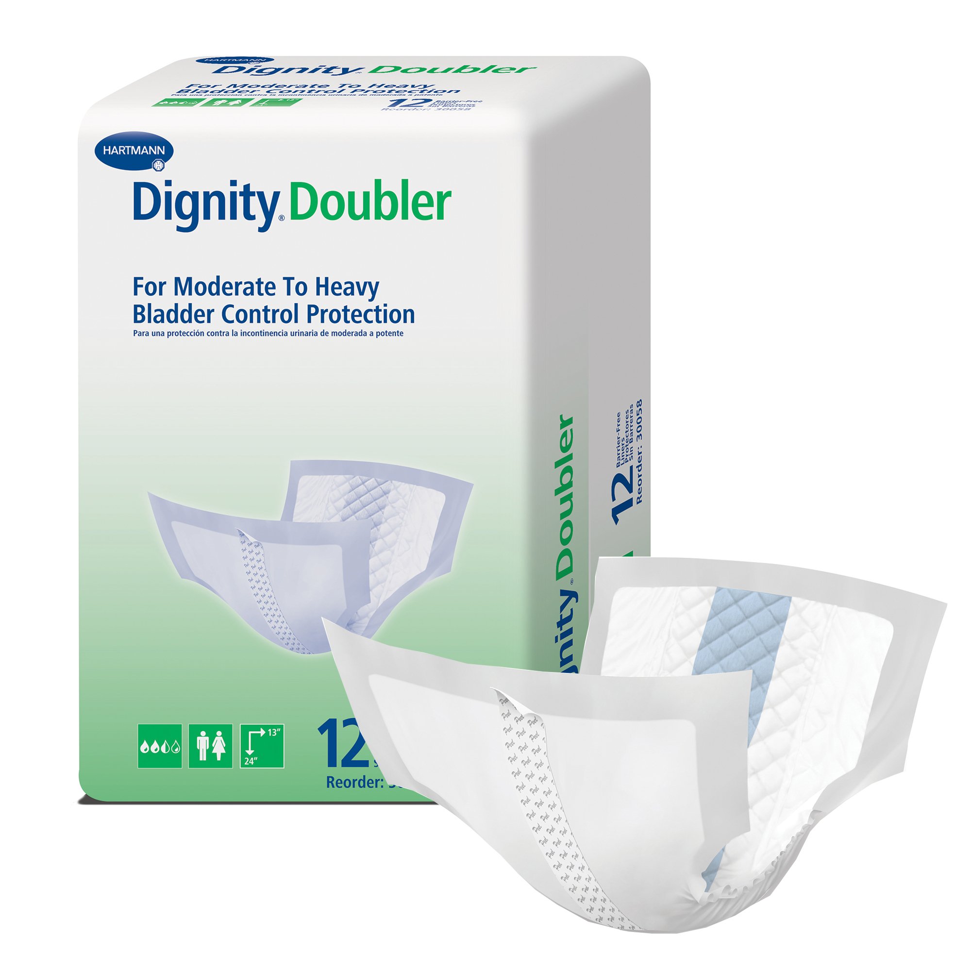 Dignity Double For Moderate to Heavy Bladder Control Pad, 24-Inch Length MK 971294