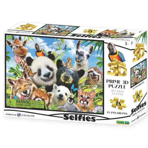 Llama Drama Selfie Puzzle (48 piece)