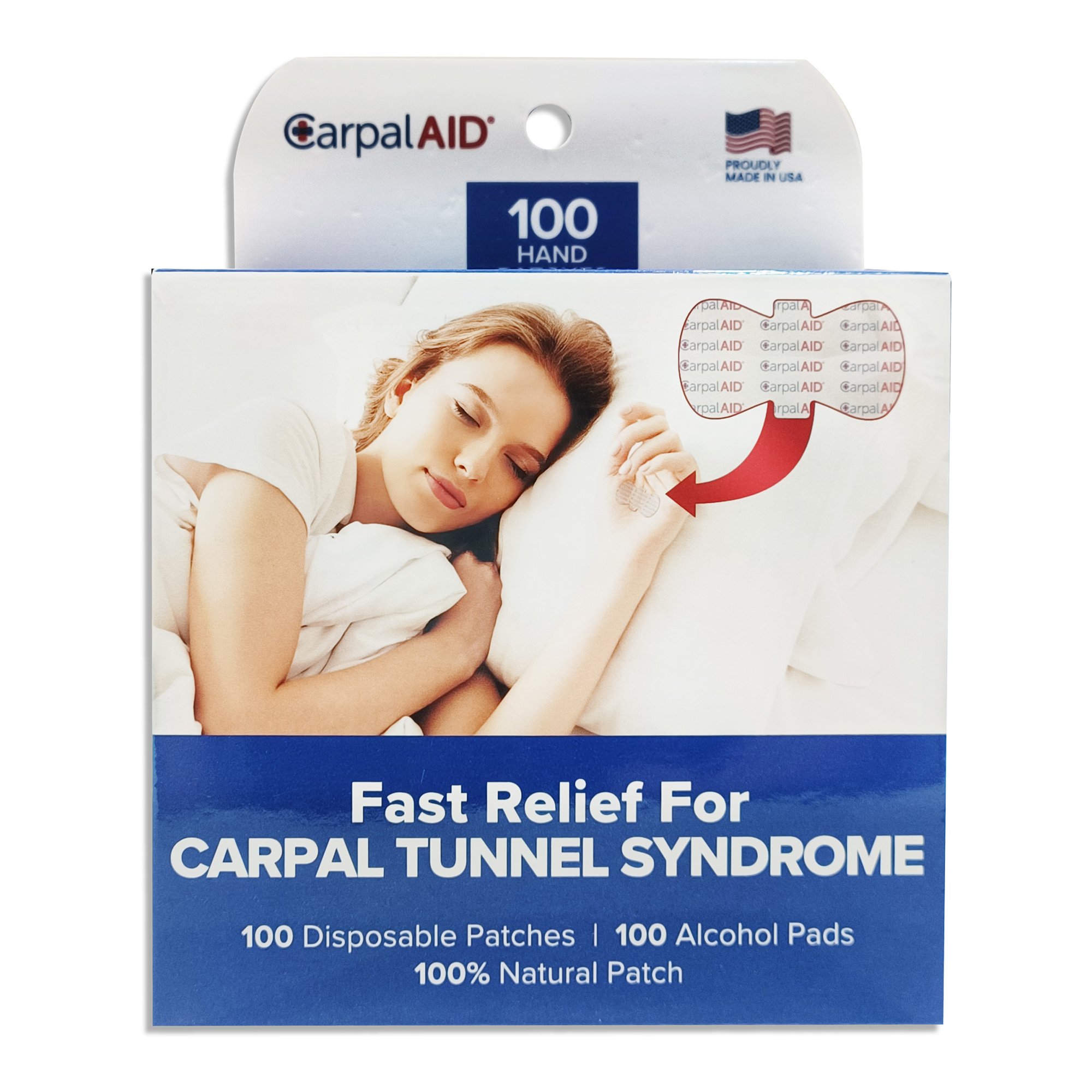 Carpal Aid Patch Hand-Based Carpal Tunnel Support MK 1254009