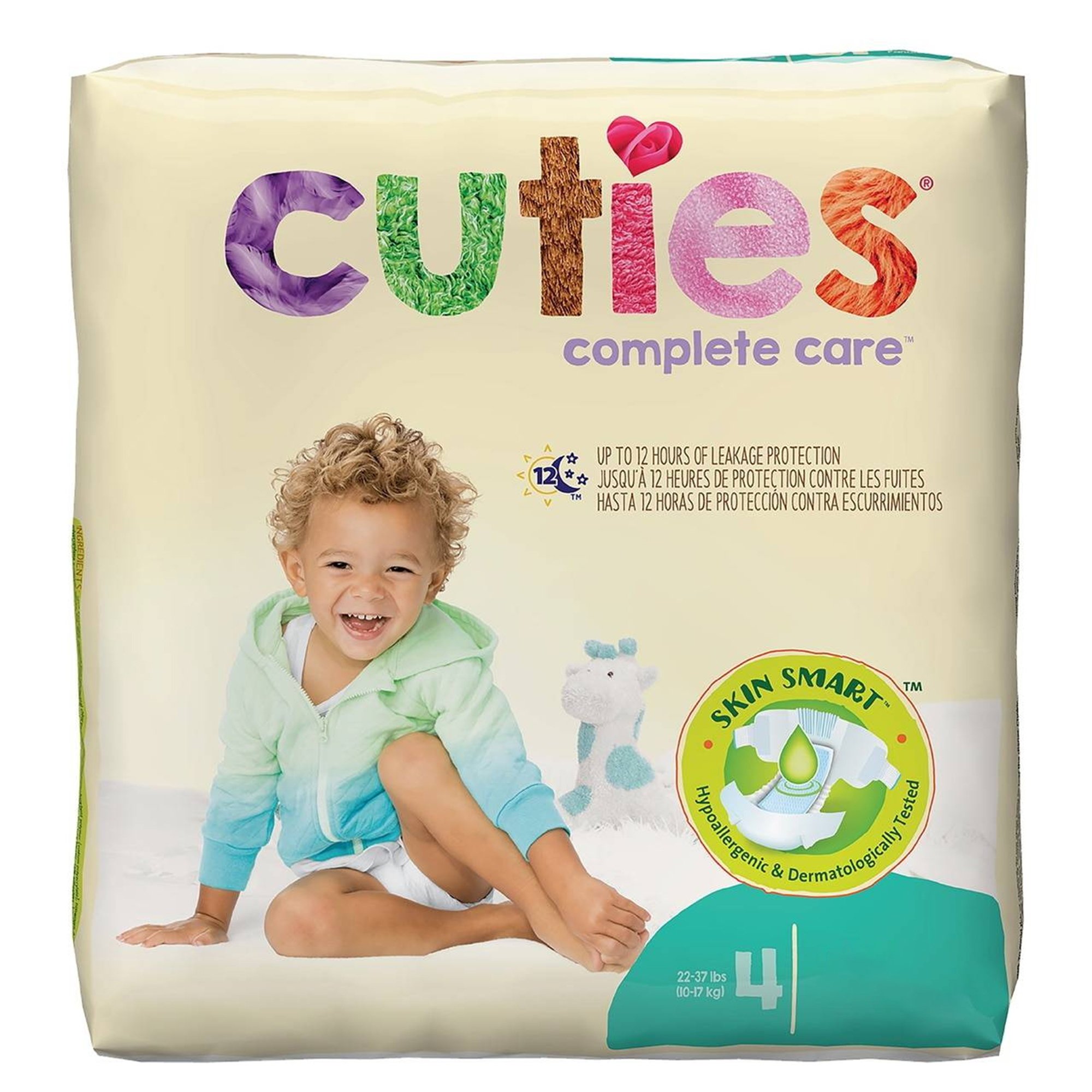 Cuties Complete Care Diapers for Toddlers, 22  37 lbs. MK 1206482