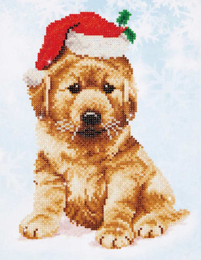 Christmas Lab Diamond Dotz Kit (Intermediate)