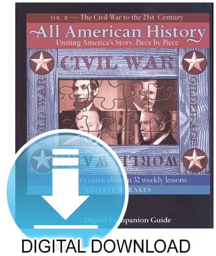 All American History Volume II Companion Guide Digital Download