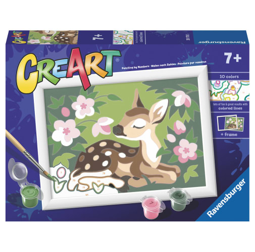 Ravensburger CreArt Paint by Number: Floral Fawn (5x7)