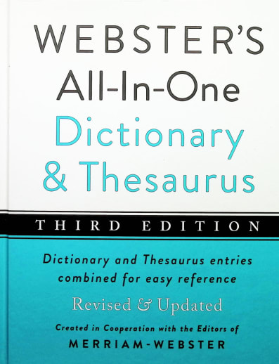 Webster's All-In-One Dictionary & Thesaurus, Third Edition
