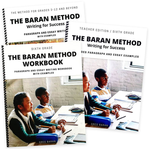 Baran Writing Method Complete Set Grade 6