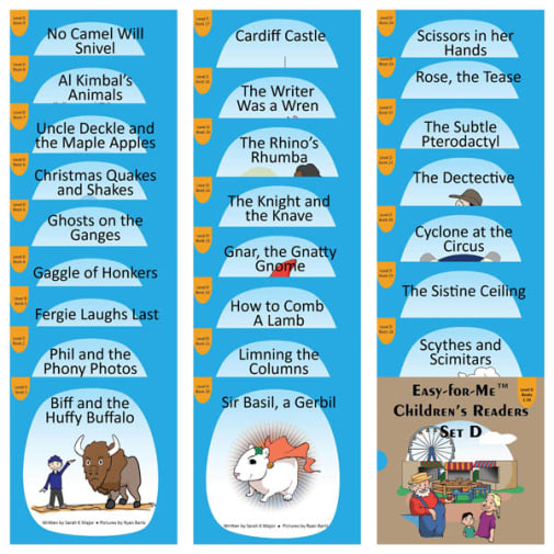 Easy for Me Children's Readers: Set D (24 books)