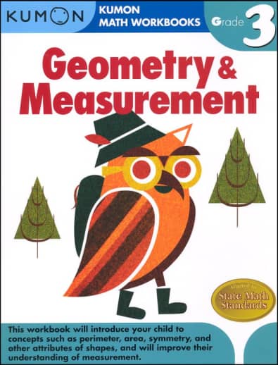Kumon Geometry & Measurement Workbook - Grade 3
