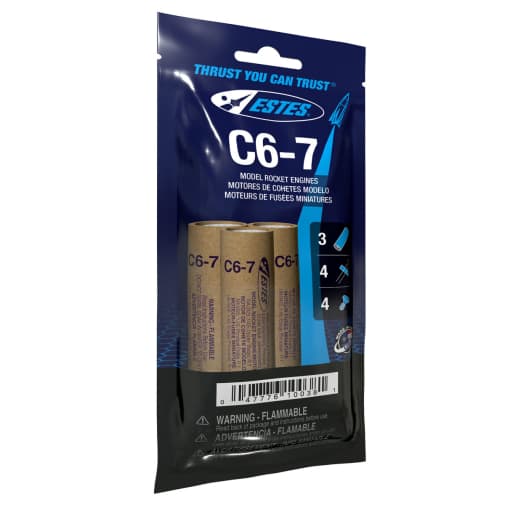 C6-7 Rocket Engines 3-Pack