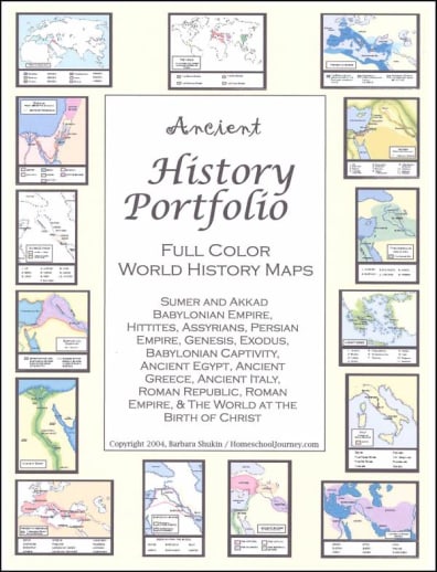 Ancient History Portfolio Full Color Maps