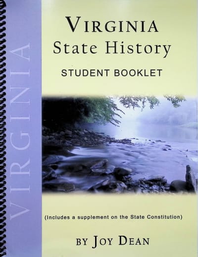 Virginia State History from a Christian Perspective Student Book only