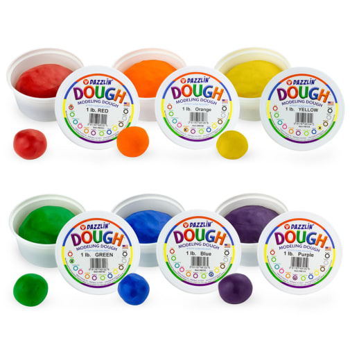 Dazzlin' Dough Assortment - I lb. each of 6 colors