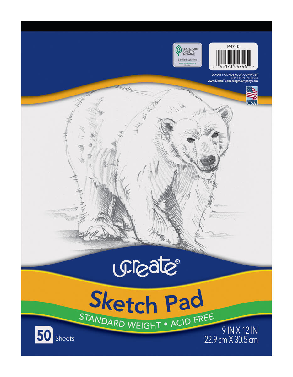 Sketch Pad 9" x 12" 50 sheets