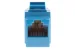 Cat6 RJ45 Inline Coupler Type Keystone Jack, Blue