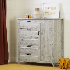 Lionel - Door Chest with 5 Drawers Lionel - Door Chest with 5 Drawers
