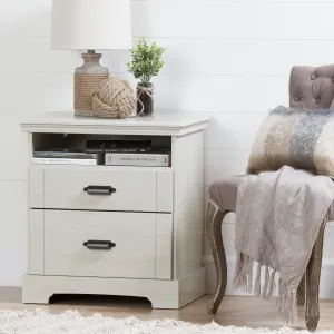 2-Drawer Nightstand - End Table with Storage