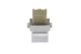 Keystone Snap In LC Fiber Module, White